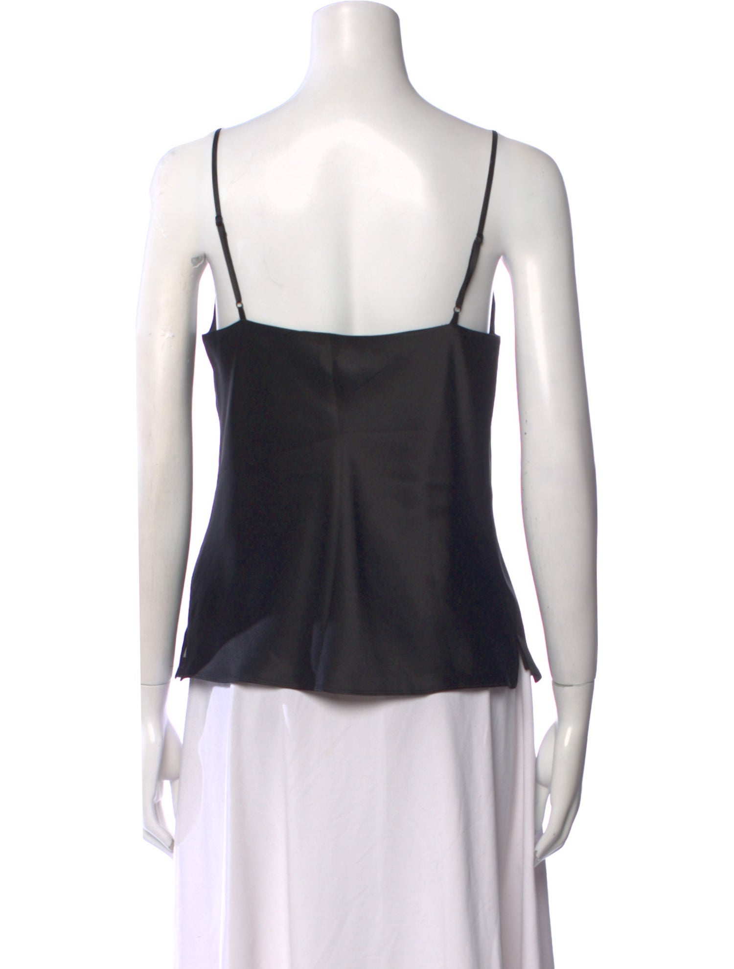 L'Agence Silk Cowl Neck Top